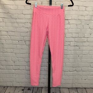 Tik Tok Light Print Textured Leggings Size Small